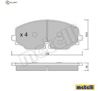 Metelli Brake Pad Set 22-1171-0 - Disc Brake for VW Atlas