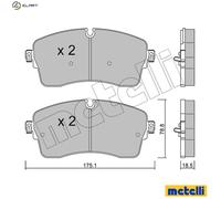 BRAKE PAD SET DISC BRAKE 22-1250-1 FOR LAND ROVER DISCOVERY/SPORT RANGE/EVOQUE