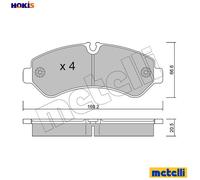 METELLI 22-1276-0 Brake pad set