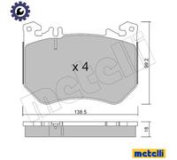 METELLI 22-1311-1 Brake pad set