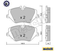 METELLI 22-1354-0 Brake pad set