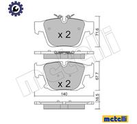 METELLI 22-1386-0 Brake pad set