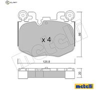 METELLI 22-1423-0 Brake pad set