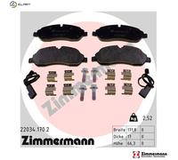 ZIMMERMANN 22034.170.2 Brake pad set