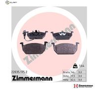 ZIMMERMANN 22035.175.2 Brake pad set