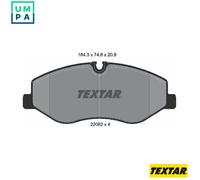 Brake Pads Set 2206201 Front Textar 4474200020 4474200220 4474206600 4474210800