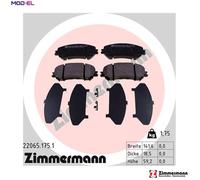 ZIMMERMANN 22065.175.1 Brake pad set