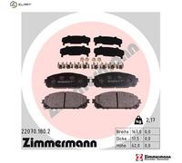 ZIMMERMANN 22070.180.2 Brake pad set
