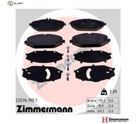 ZIMMERMANN 22076.190.1 Brake pad set