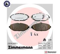 BRAKE PAD SET DISC BRAKE 22076.990.1 FOR MERCEDES-BENZ C-CLASS/T-Model CLS 2.0L