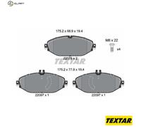 Textar Car Brake Pad Front Caliper Screws For Mercedes-Benz 2207601
