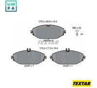 Textar Car Brake Pad Front Caliper Screws For Mercedes-Benz 2207601