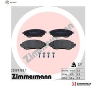 ZIMMERMANN 22087.185.1 Brake pad set