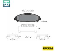 TEXTAR 2210901 Brake pad set