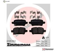 ZIMMERMANN 22129.170.2 Brake pad set
