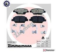 ZIMMERMANN 22139.190.2 Brake pad set