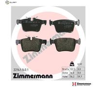 ZIMMERMANN 22141.140.1 Brake pad set