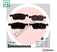 ZIMMERMANN 22146.180.1 Brake pad set
