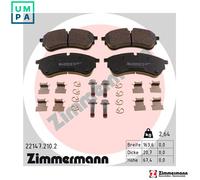 ZIMMERMANN 22147.210.2 Brake pad set