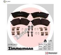 BRAKE PAD SET DISC BRAKE 22178.210.2 FOR VW CRAFTER/Platform/Chassis/Van/Bus
