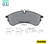 TEXTAR 2217801 Brake pad set