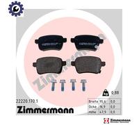 ZIMMERMANN 22220.170.1 Brake pad set