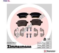 ZIMMERMANN 22220.170.2 Brake pad set
