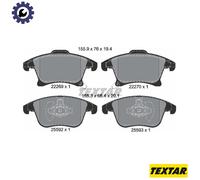 Textar Front Brake Pad Set 2226901 - Fits Ford Galaxy, Mondeo, S-Max - Full Set of 4