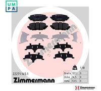 ZIMMERMANN 22271.145.1 Brake pad set