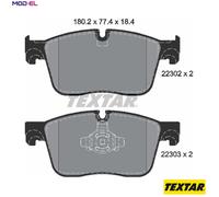 BRAKE PAD SET DISC BRAKE 2230201 FOR LAND ROVER RANGE/VELAR/SUV JAGUAR 2.0L 4cyl