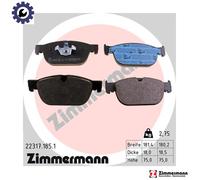 ZIMMERMANN 22317.185.1 Brake pad set