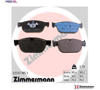 ZIMMERMANN 22317.185.1 Brake pad set