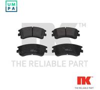 NK Front Brake Pad Set for Mazda 6 LFF7 2.0 Litre March 2005 to March 2007