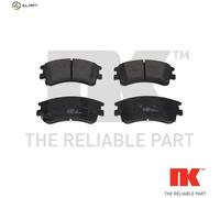 NK Front Brake Pad Set for Mazda 6 LFF7 2.0 Litre March 2005 to March 2007