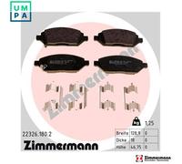 BRAKE PAD SET DISC BRAKE 22326.180.2 FOR OPEL B10XL/10XE 1.0L 3cyl KARL
