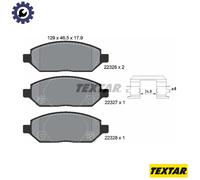 BRAKE PAD SET DISC BRAKE 2232601 FOR VAUXHALL OPEL D10/B10XE 1.0L 3cyl VIVA 1.0L