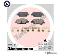 BRAKE PAD SET DISC BRAKE 22334.180.2 FOR CHEVROLET LE2 1.4L 4cyl CRUZE Hatchback