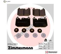 ZIMMERMANN 22344.150.1 Brake pad set
