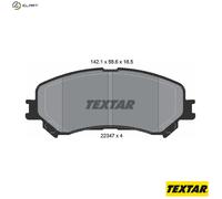 Genuine OE Textar Brake Pads Full Set Of 4 Front 2234701