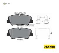 BRAKE PAD SET DISC BRAKE 2237001 FOR HYUNDAI H350/Platform/Chassis/Van/Bus 2.5L