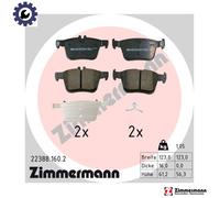 ZIMMERMANN 22388.160.2 Brake pad set