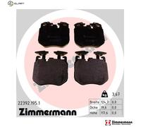 ZIMMERMANN 22392.195.1 Brake pad set