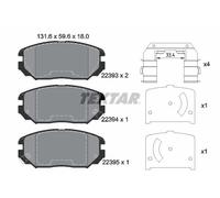 TEXTAR 2239301 Brake pad set