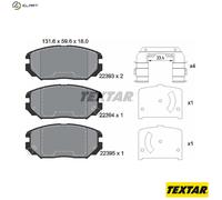 Textar Brake Pad Set 2239301