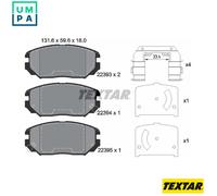 BRAKE PAD SET DISC BRAKE 2239301 FOR HYUNDAI JM TUCSON/SUV/Van G4GCG4NA 2.0L