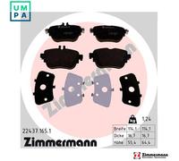 ZIMMERMANN 22437.165.1 Brake pad set