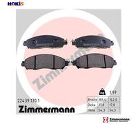 ZIMMERMANN 22439.170.1 Brake pad set