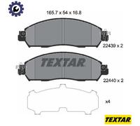 Textar Front Brake Pads – Fits Nissan Navara & Renault Alaskan – 2243901