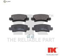 Brake Pads Set fits TOYOTA COROLLA E12 2.0D Rear 02 to 07 NK 0446602020 Quality