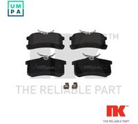 NK Rear Brake Pad Set for Toyota Avensis 1.6 3ZZ-FE 2000-2003 Replacement